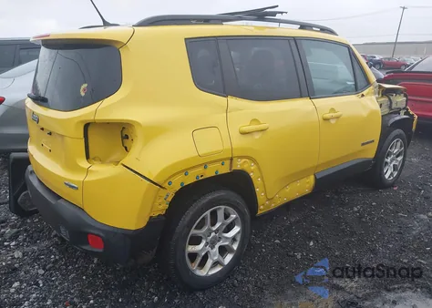 2016 Jeep Renegade Latitude из США, поврежденный, VIN ZACCJBBT0GPD21859